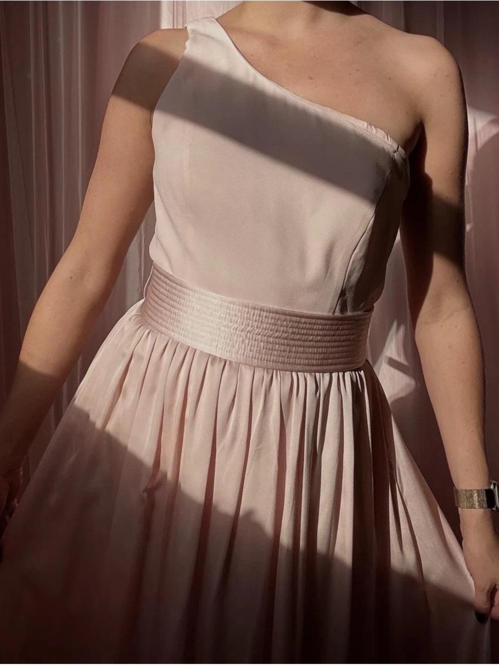 White by Vera Wang Pink Gown  size 10